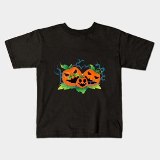 Family halloween pumpkin Kids T-Shirt